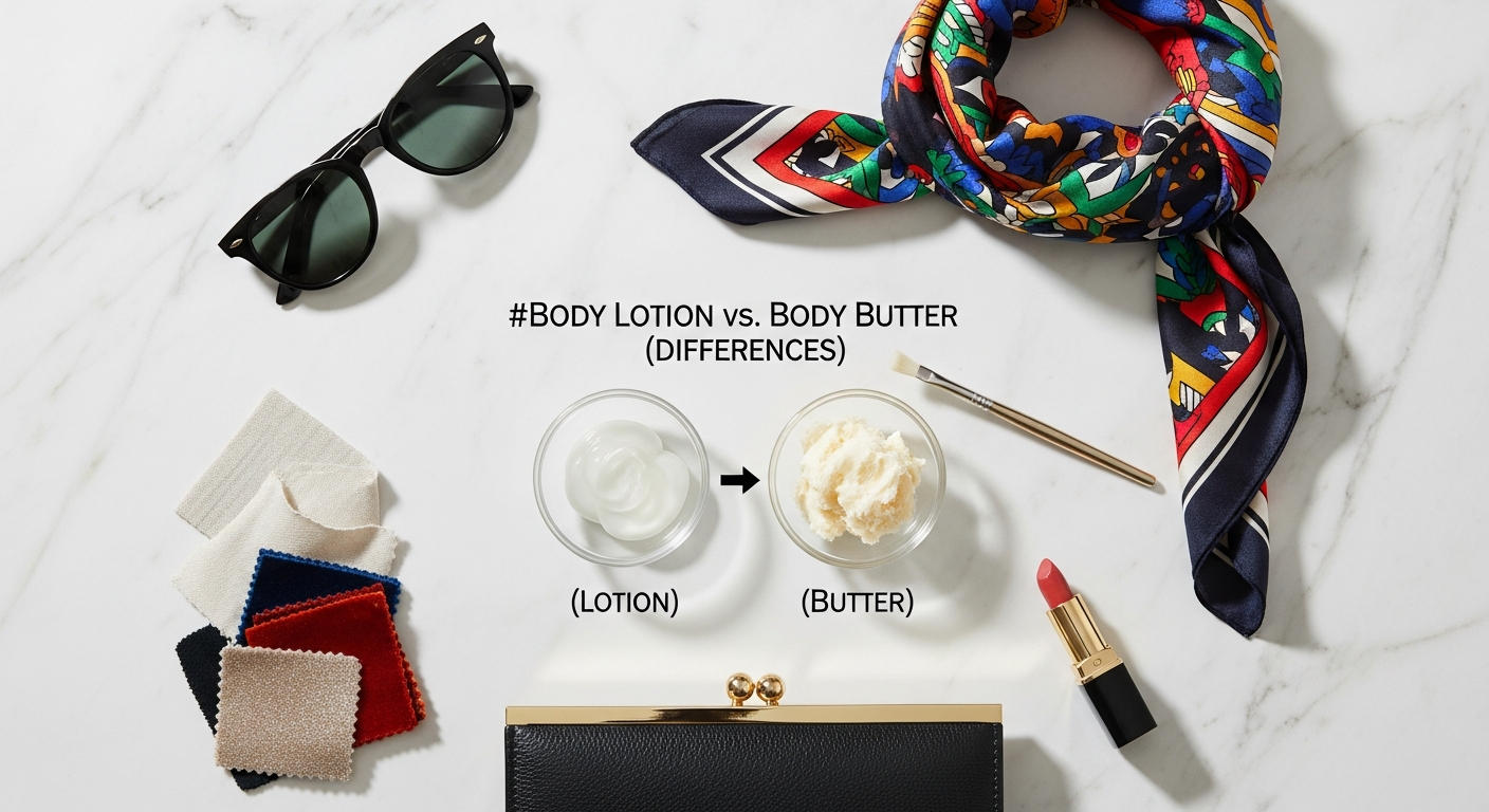 Body Lotion Vs Body Butter Differences