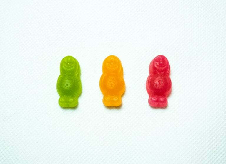 a group of colorful gummy bears