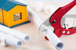 a red and white tool