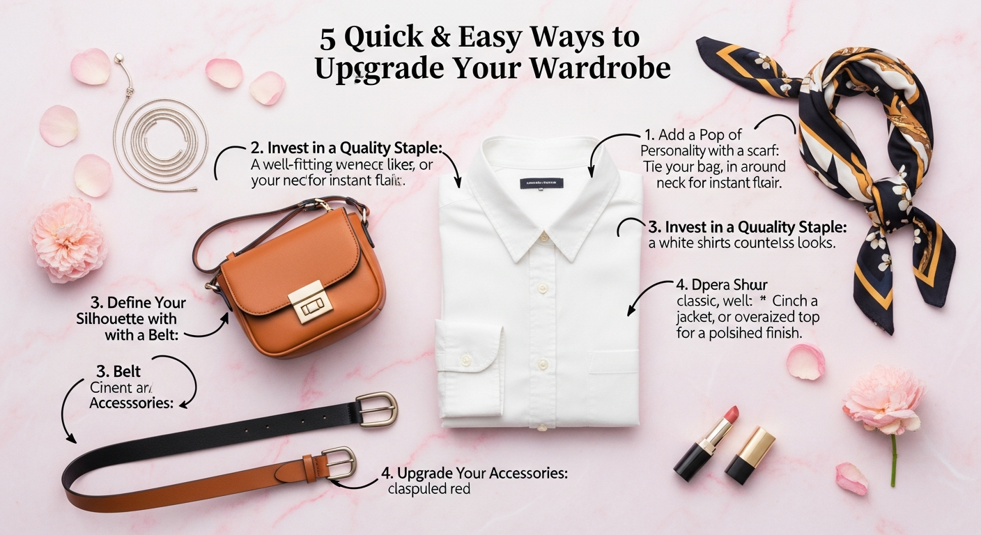 5 Quick And Easy Ways To Upgrade Your Wardrobe