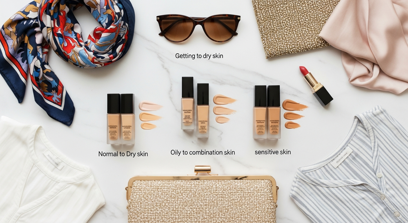 Best Foundation For Different Skin Types