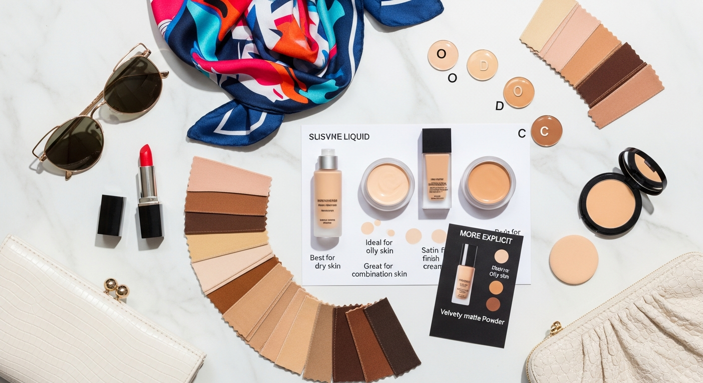 Best Foundation For Different Skin Types