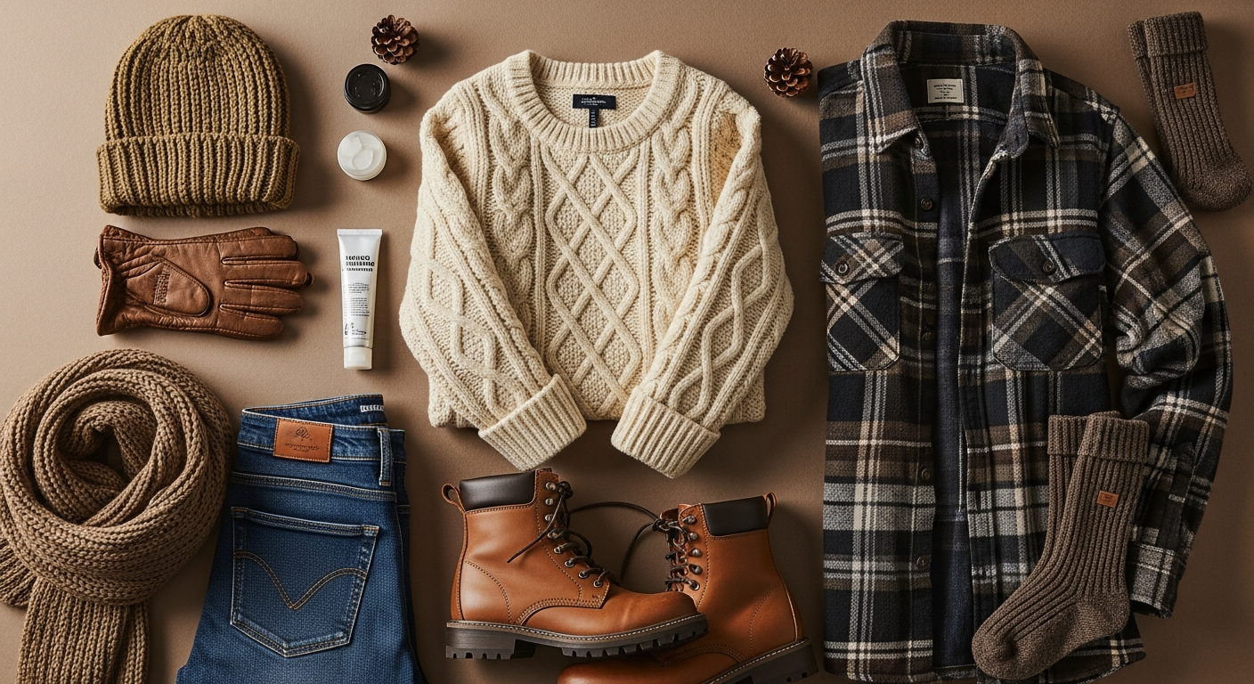 Gearing up for winter what you need in your closet illustration