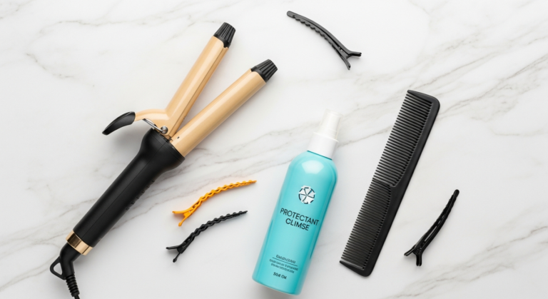 how to curl hair with flat iron