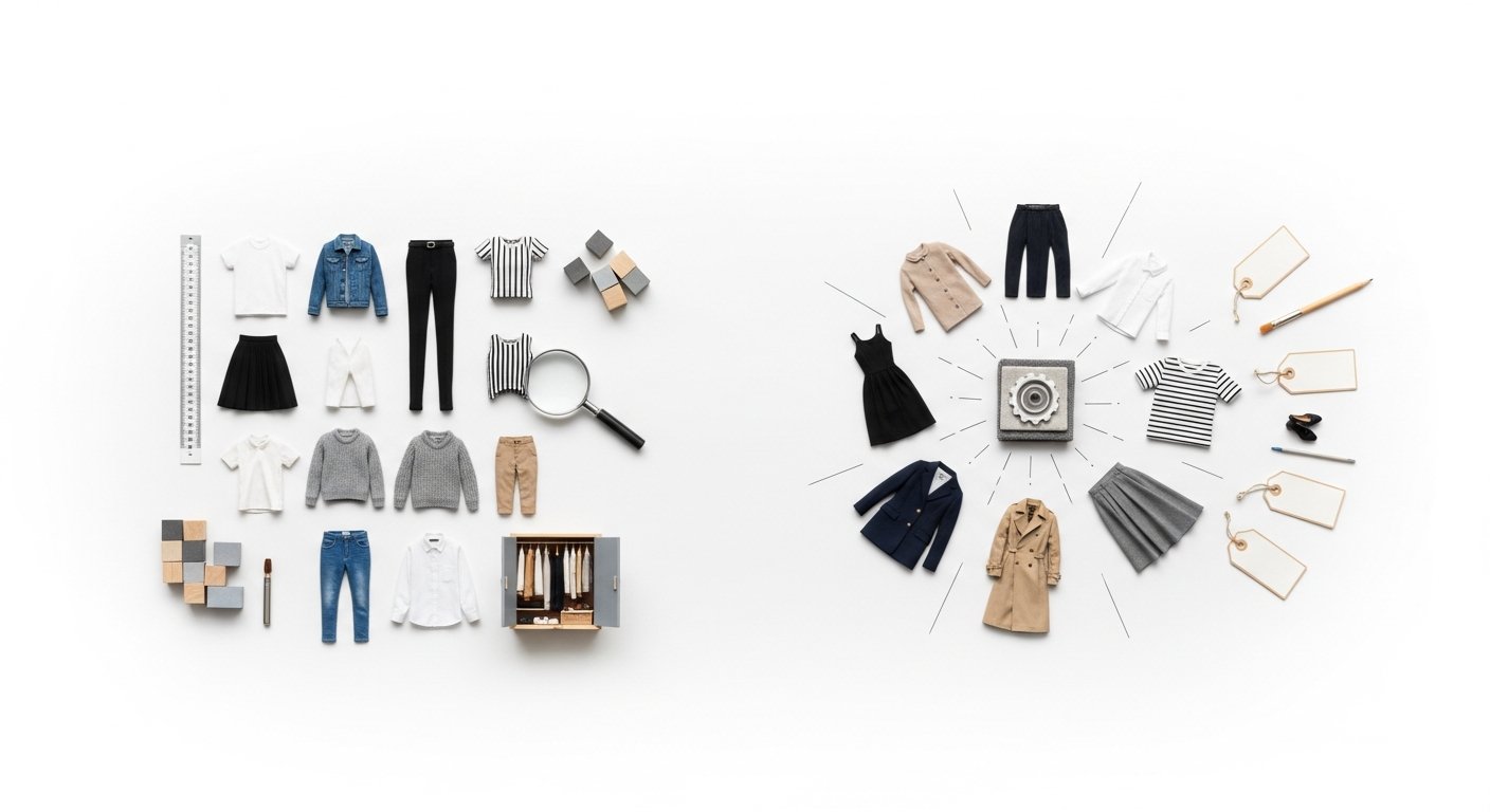 core elements of an essential clothing collection — how to build a capsule wardrobe