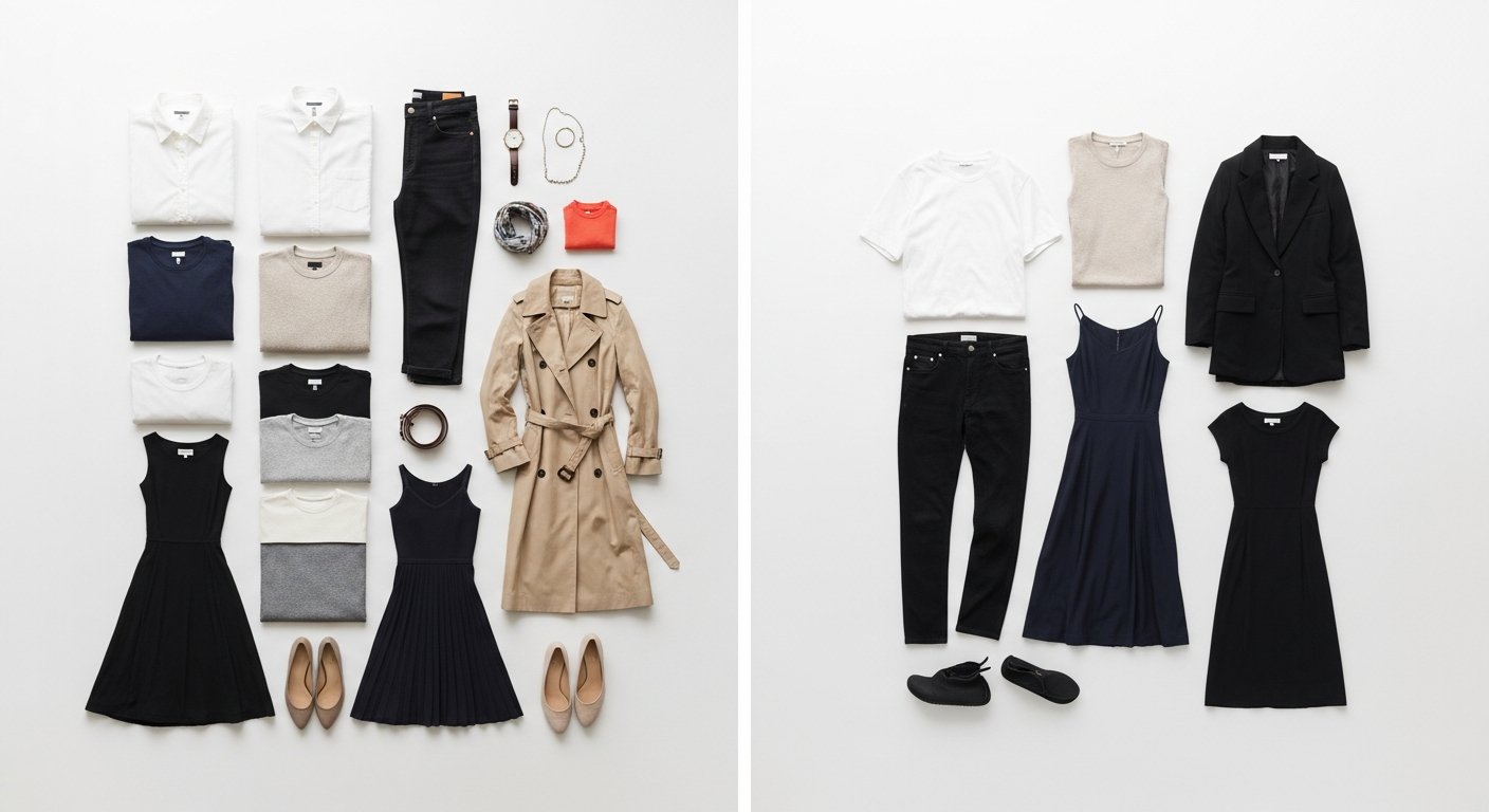 capsule vs minimalist wardrobe - photo 2 illustration