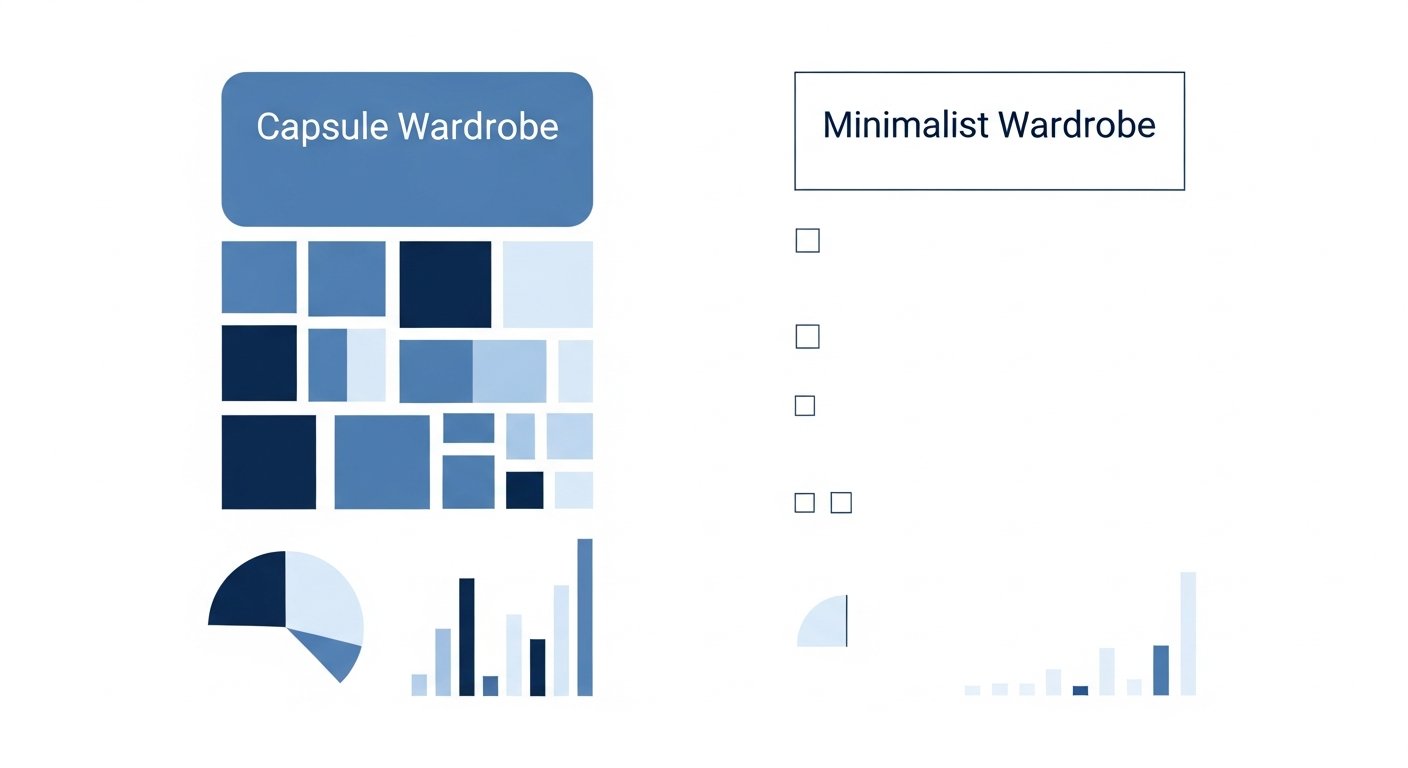 capsule vs minimalist wardrobe - chart 6 illustration