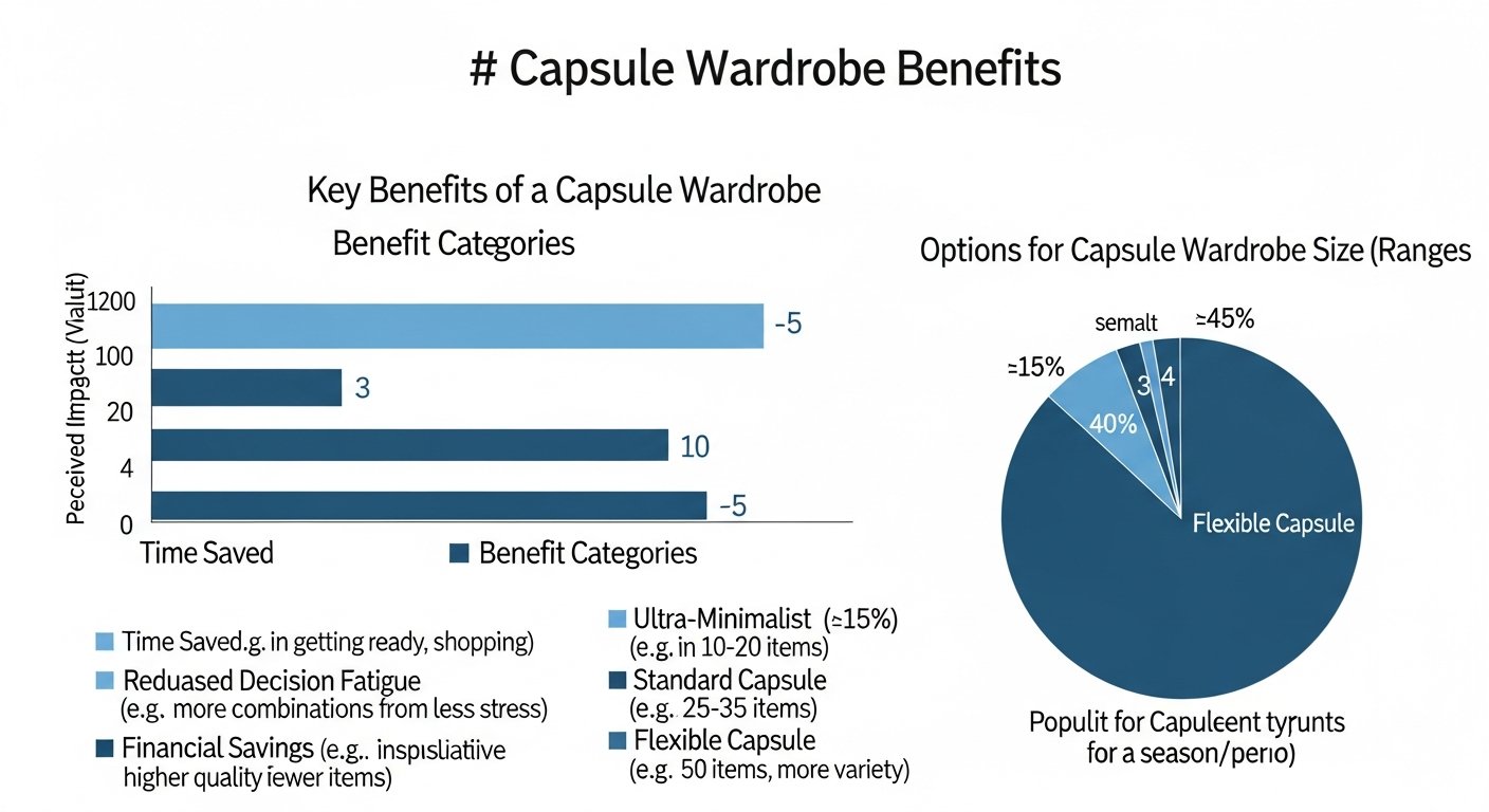 capsule wardrobe benefits - chart 6 illustration