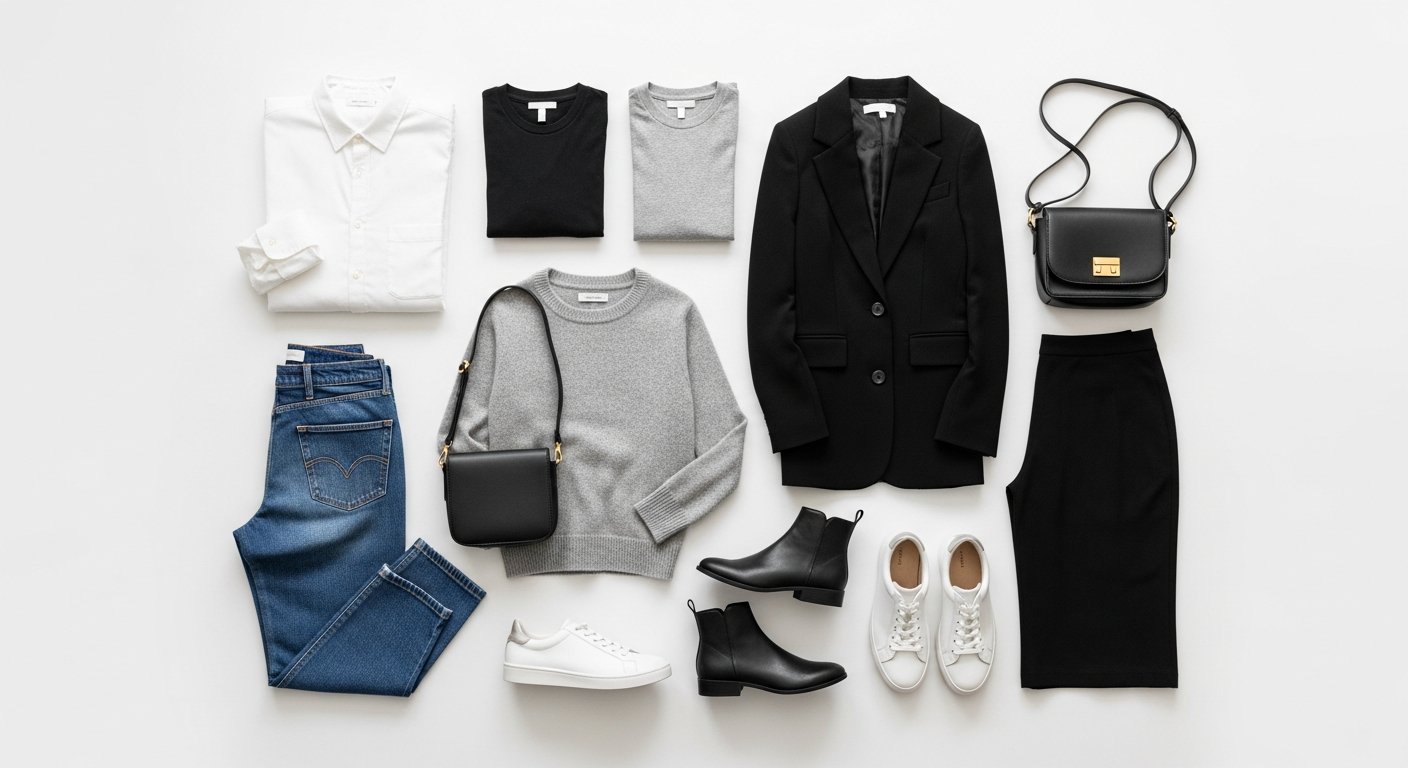 capsule wardrobe essentials - photo 2 illustration