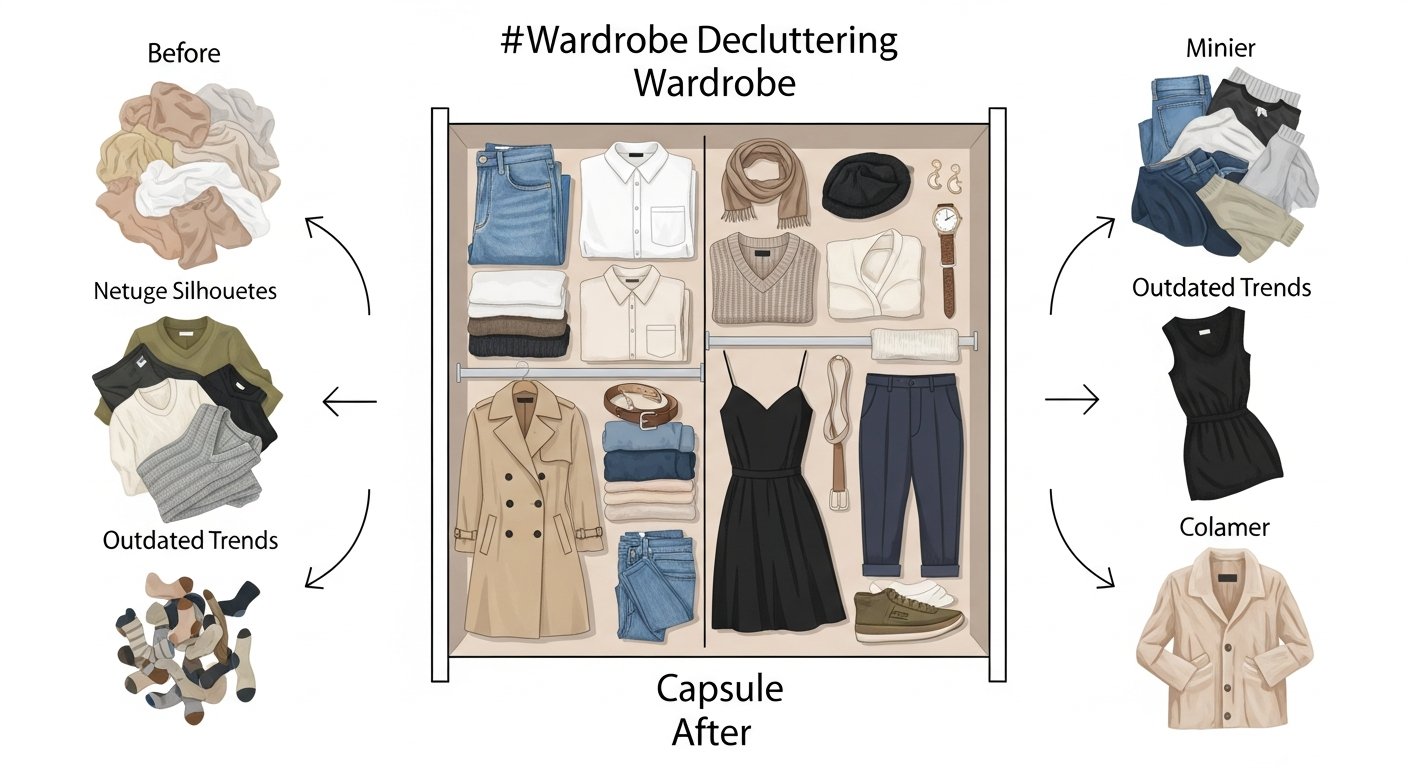 how to declutter wardrobe - photo 2 illustration